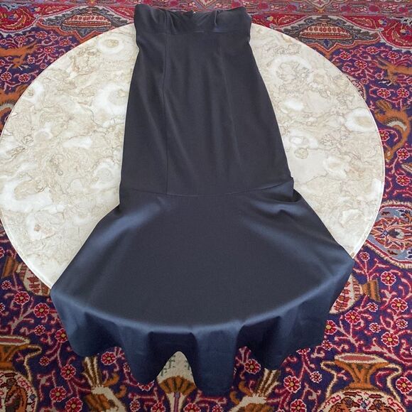 Le Château LBD Glamour Black Evening Maxi Dress - Picture 9 of 9